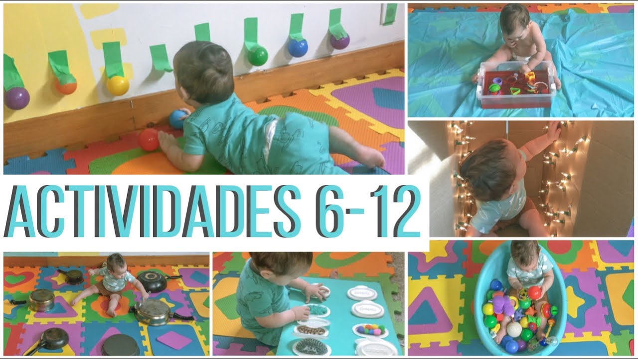 actividades ludicas para bebes de 6 a 12 meses