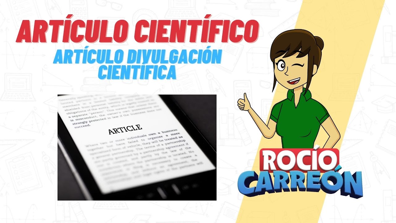 articulo de investigacion cientifica para niños de primaria