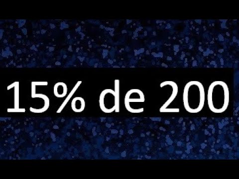 cual es el 15 de 200