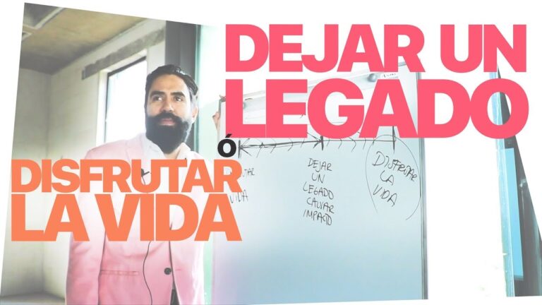 Cómo Dejar un Legado en la Vida: Claves para Impactar Generaciones ...