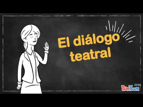 diálogos en una obra de teatro