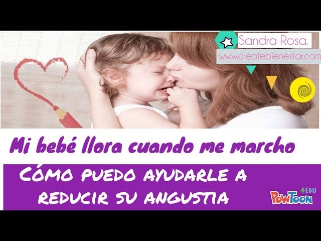 empece a trabajar y mi bebé llora