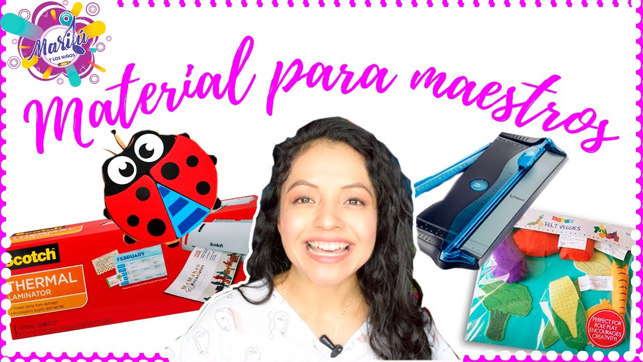 material que utiliza una maestra de preescolar