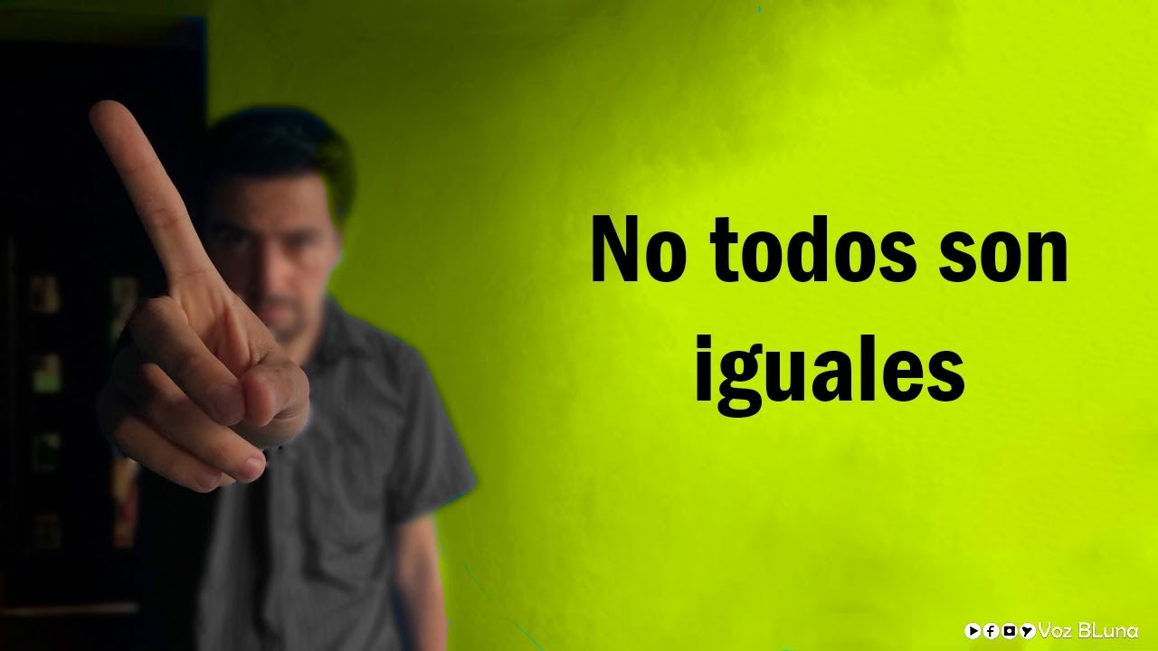 no todos los hombres son iguales reflexion