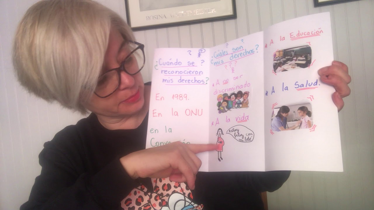 triptico de los derechos de los niños